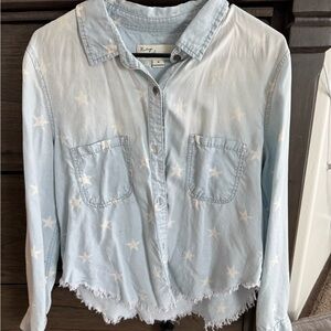 Vintage Havana Light Blue Button-Up Shirt